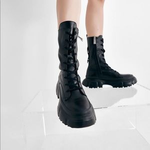 Zara Lug sole Boots